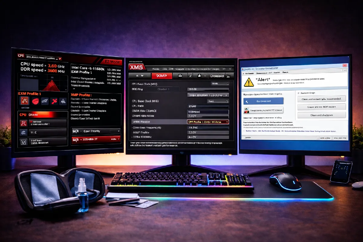 BIOS, XMP e DDU: O Guia de Manutenção Invisível para Estabilidade Máxima