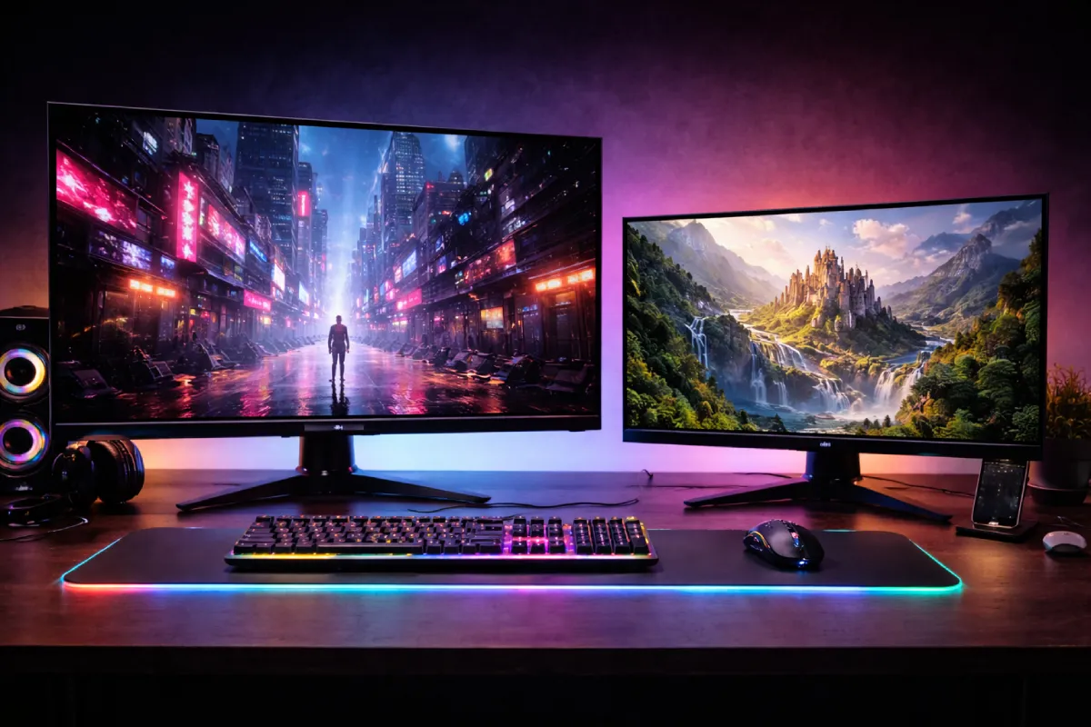 O Guia Definitivo de Monitores: Painéis, Cores e a Verdade sobre o HDR