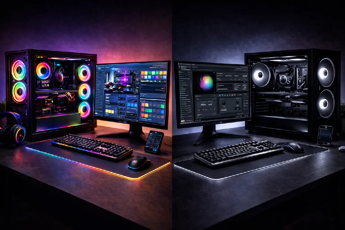 RGB vs. Stealth: O Guia Definitivo de Sincronização (SignalRGB vs OpenRGB) e Desempenho