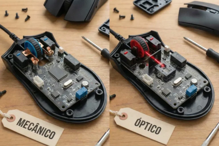 O Fim do Double Click: Switches Ópticos vs Mecânicos