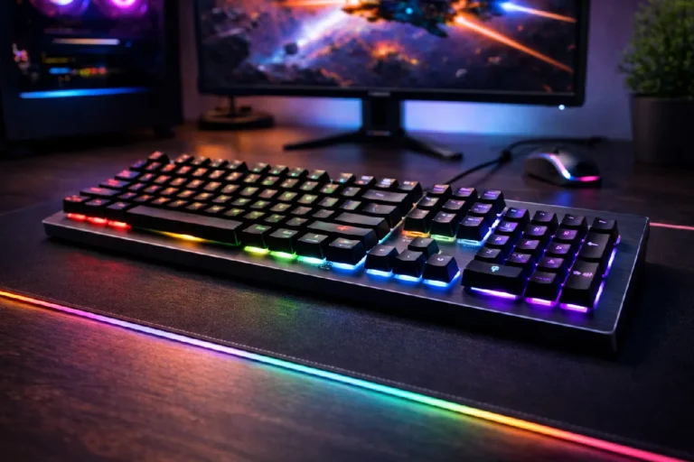 Tamanho Importa: Por que seu Teclado Gigante está destruindo sua Mira e seus Ombros