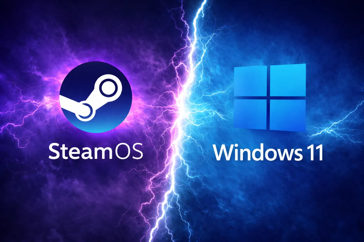 A Guerra dos Handhelds: SteamOS (Linux) vs. Windows 11
